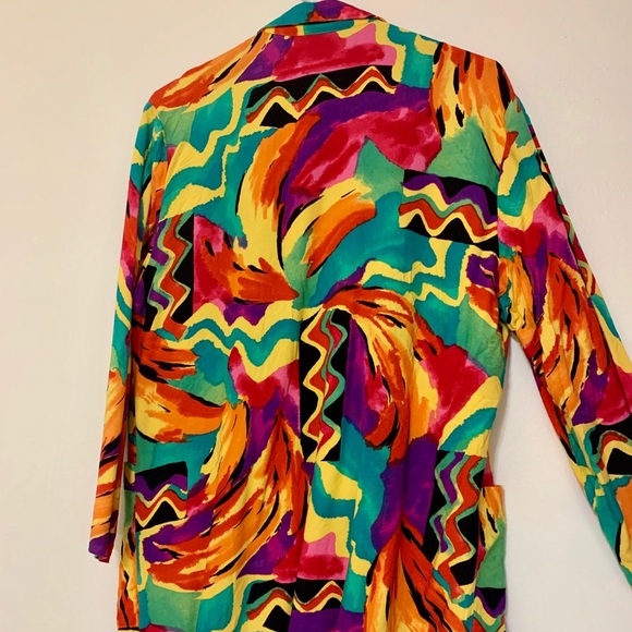 Unique Rainbow-Colored Melissa Robyn Blouse - Picture 1 of 5